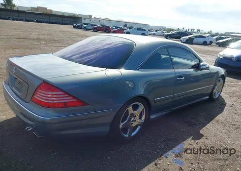 2004 Mercedes-Benz Cl 500 z USA, uszkodzony, nr VIN WDBPJ75J34A040349